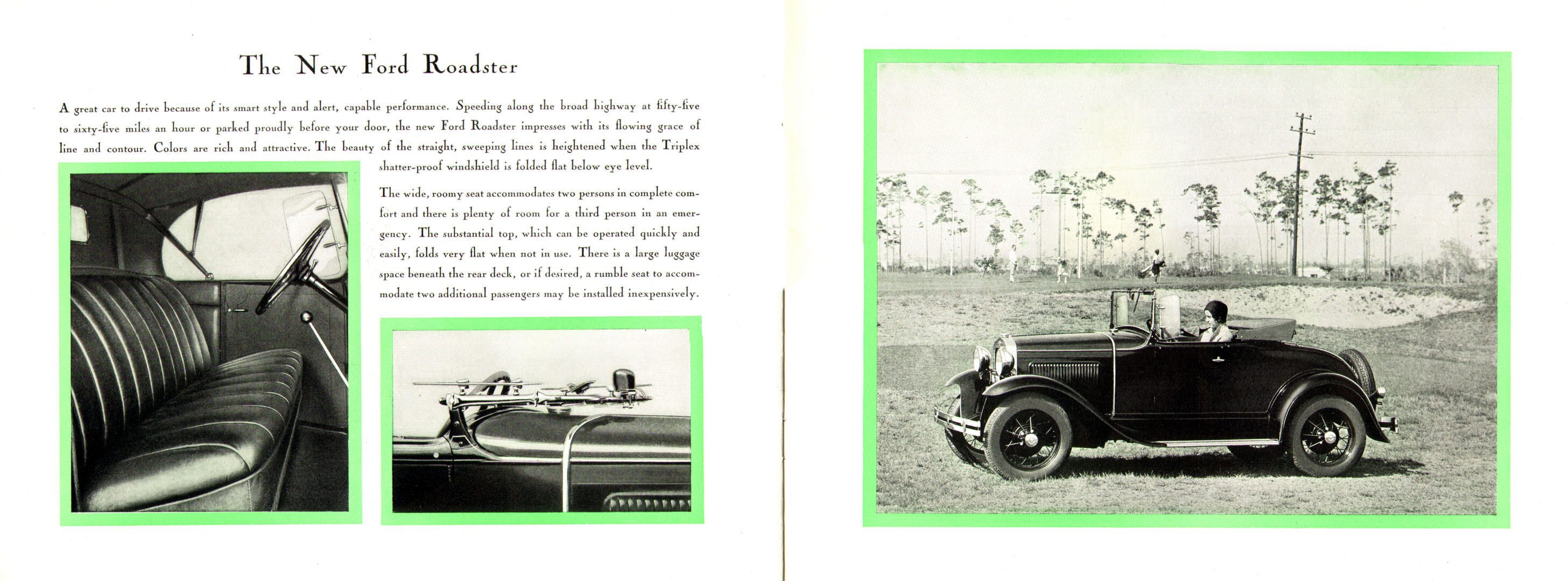 1930 Ford Brochure Page 1